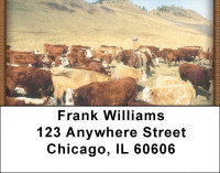Cows Address Labels | LBZANI-54