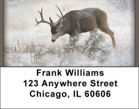 Deer in Winter Address Labels | LBZANI-60