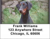 Doberman Address Labels | LBZANI-62