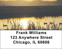 Ducks at Daybreak Address Labels | LBZANI-64