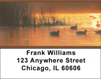Ducks on a Golden Pond Address Labels | LBZANI-65