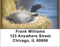 Nesting Loons Address Labels | LBZANJ-02