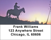 Roundup At Sunrise Address Labels | LBZANJ-13