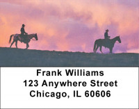 Roundup At Sunrise Address Labels | LBZANJ-13