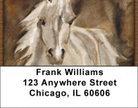 Horse Paintings Address Labels | LBZANJ-34