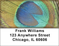 Peacock Plumes Address Labels | LBZANJ-52