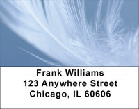 Swan Feathers Address Labels | LBZANJ-78