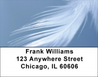 Swan Feathers Address Labels | LBZANJ-78