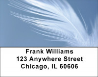 Swan Feathers Address Labels | LBZANJ-78
