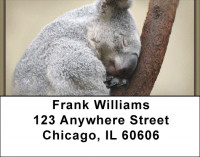 Sleeping Animals Address Labels | LBZANJ-96