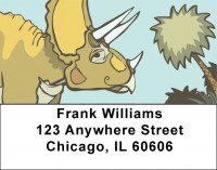 Cute & Friendly Dinosaurs Address Labels | LBZANJ-97