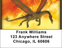 Fire Breathing Dragons Address Labels | LBZANK-04