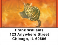Cat Portrait Address Labels | LBZANK-25
