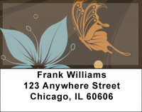 Designer Butterflies Address Labels | LBZANK-69
