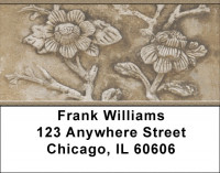 Asian Carvings Address Labels | LBZASI-03