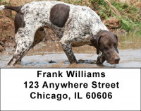 German Short Haired Pointers Address Labels | LBZDOG-28