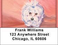 All Gussied Up Address Labels | LBZDOG-32