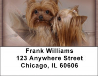 Yorkies Address Labels | LBZDOG-34