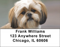Lhasa Apso Puppy Address Labels | LBZDOG-35