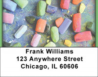 Sidewalk Chalk Address Labels | LBZEDU-02