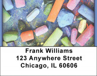 Sidewalk Chalk Address Labels | LBZEDU-02