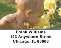 Slow Down To Smell The Roses Address Labels | LBZFAM-03