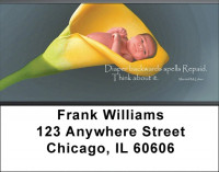 Baby New Beginnings Address Labels | LBZFAM-05