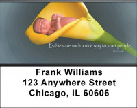 Baby New Beginnings Address Labels | LBZFAM-05