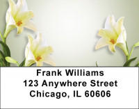 Easter Lilies Address Labels | LBZFLO-26