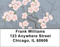 Oriental Blossoms In Spring Address Labels | LBZFLO-57