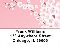 Oriental Blossoms In Spring Address Labels | LBZFLO-57