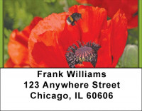 Poppy Address Labels | LBZFLO-69