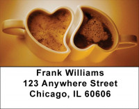 Coffee Lovers Address Labels | LBZFOD-11