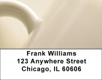 Coffee Mugs Close Up Address Labels | LBZFOD-12