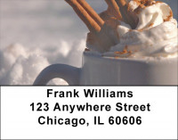 Winter Refreshments Address Labels | LBZFOD-22