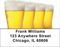 A Cold One Address Labels | LBZFOD-23