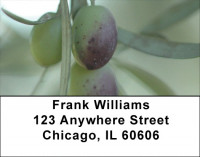 Olive Branch Address Labels | LBZFOD-27