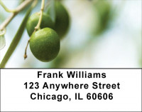 Olive Branch Address Labels | LBZFOD-27