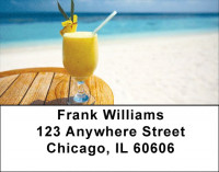 Tropical  Cocktails Address Labels | LBZFOD-29