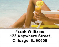 Tropical  Cocktails Address Labels | LBZFOD-29