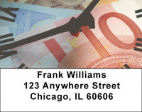Time is Money Address Labels | LBZFUN-04