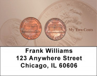 My Two Cents Address Labels | LBZFUN-14
