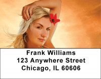 Beach Pinups Address Labels | LBZFUN-17