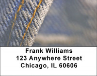 Denim Address Labels | LBZFUN-22