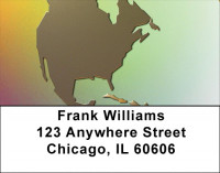 Maps Of All Colors Address Labels | LBZFUN-24