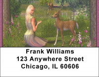 Deer Princess Address Labels | LBZFUN-29