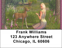 Deer Princess Address Labels | LBZFUN-29