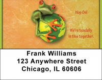 Hop To It... Live Green Address Labels | LBZFUN-40