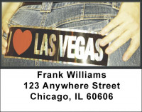 Gambling - I Love Las Vegas Address Labels | LBZFUN-43