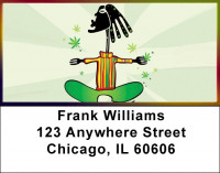 Rastaman Mania Address Labels | LBZFUN-48